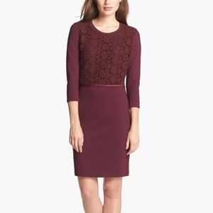 NWT Weekend Max Mara Provino Jersey Lace Top-Size M
